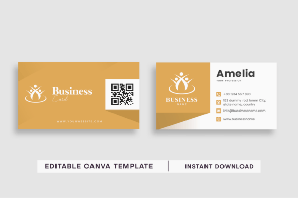 Beautiful Canva Business Card Template