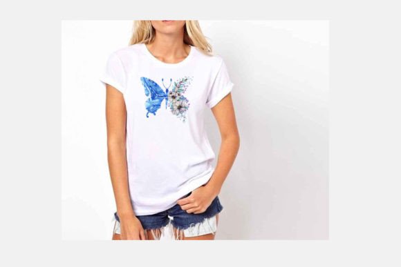 Butterfly with Flowers Sublimation: A Versatile Design for Creative Projects