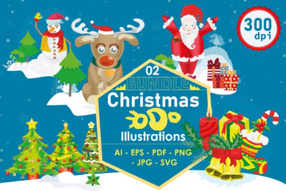 Christmas Artworks Bundle for Every Creative Need
