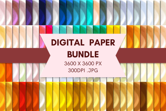 Circle Retro Digital Papers Bundle: A Versatile Resource for Creative Projects