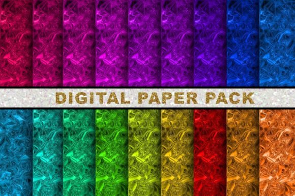 Crystal Marble Digital Papers Background