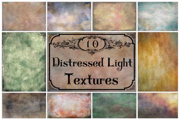 Distressed Light Textures, Photo Layers: Enhancing Your Creative Projects with Vintage Elegance