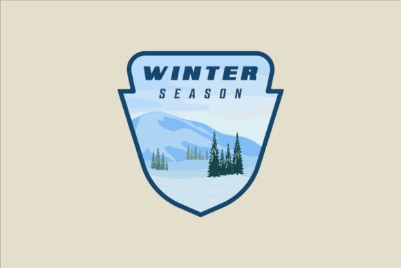 Emblem Winter Landscape Logo Vector: A Strategic Design Asset for Branding and Visual Communication