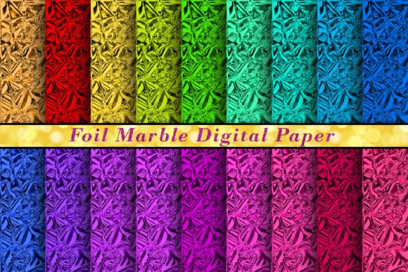 Foil Metallic Digital Paper Background: A Versatile Asset for Creative and Professional Projects