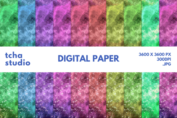 Galaxy Space Nebula Digital Papers 8: A Creative Powerhouse for Modern Designers and Entrepreneurs