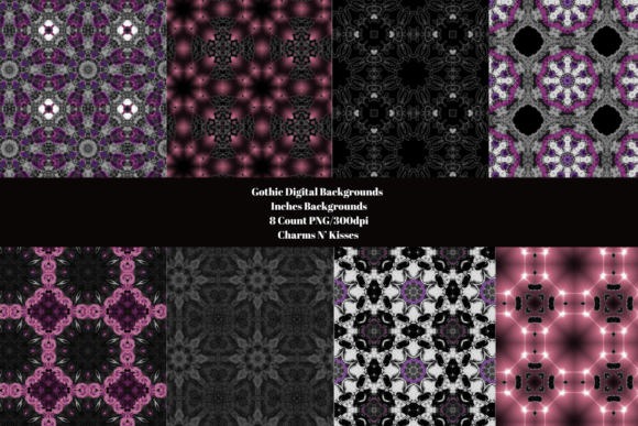 Gothic Digital Backgrounds: A Versatile Tool for Creative Projects