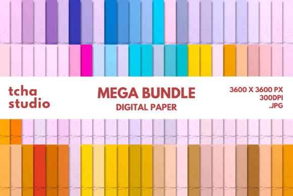 Grunge Retro Digital Papers Bundle 3: A Versatile Design Resource for Creative Projects