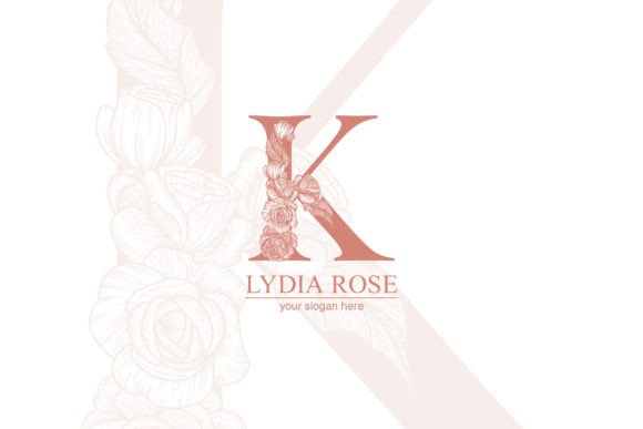 K Logo Design: Floral and Modern Manuscript Monogram Styles