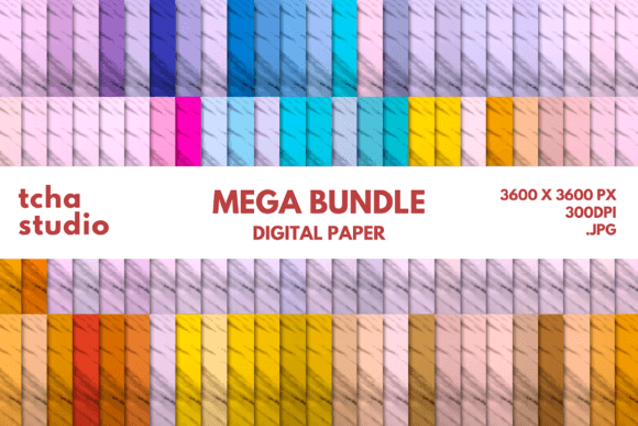 Marble Retro Digital Papers Bundle: A Versatile Tool for Creative Projects