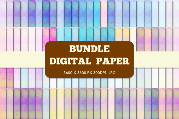 Pastel Abstract Digital Papers Bundle for Creative and Professional Projects
