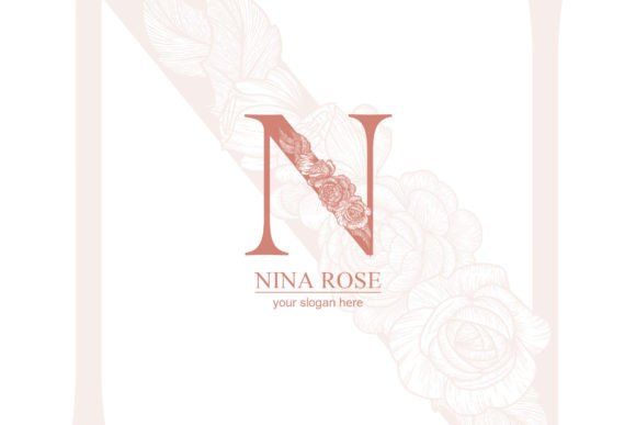 The Art of the N Logo: A Floral Monogram for Modern Design