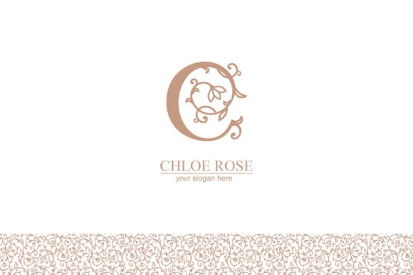 The Elegant C Logo: A Floral Monogram for Modern Design